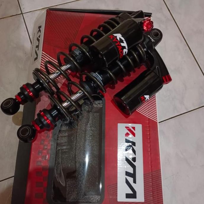 new SHOCK BREAKER BLK TABUNG ATAS KTC KYTACO UK 320MM RX KING BLACK RED murah