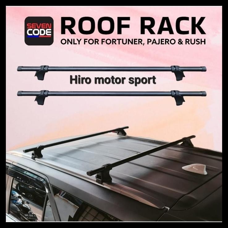 TERBARU CROSS BAR ROOF RACK ALL NEW PAJERO FORTUNER RUSH 