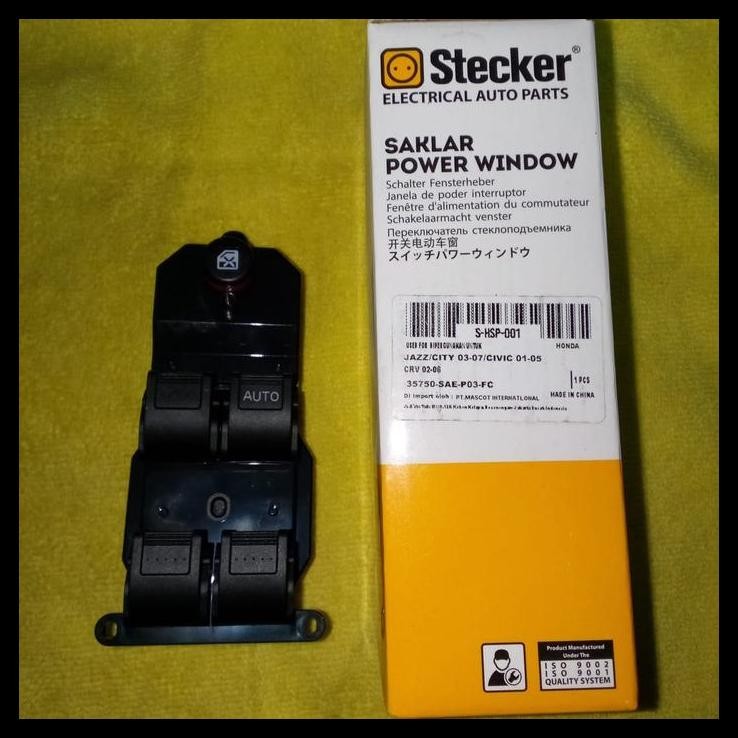GRATIS ONGKIR SAKLAR SWITCH POWER WINDOW CIVIC 2001 - 2005 CRV 2002 - 2006 