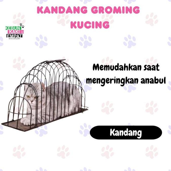 Kandang Groming Kucing Tempat Mandi Kucing