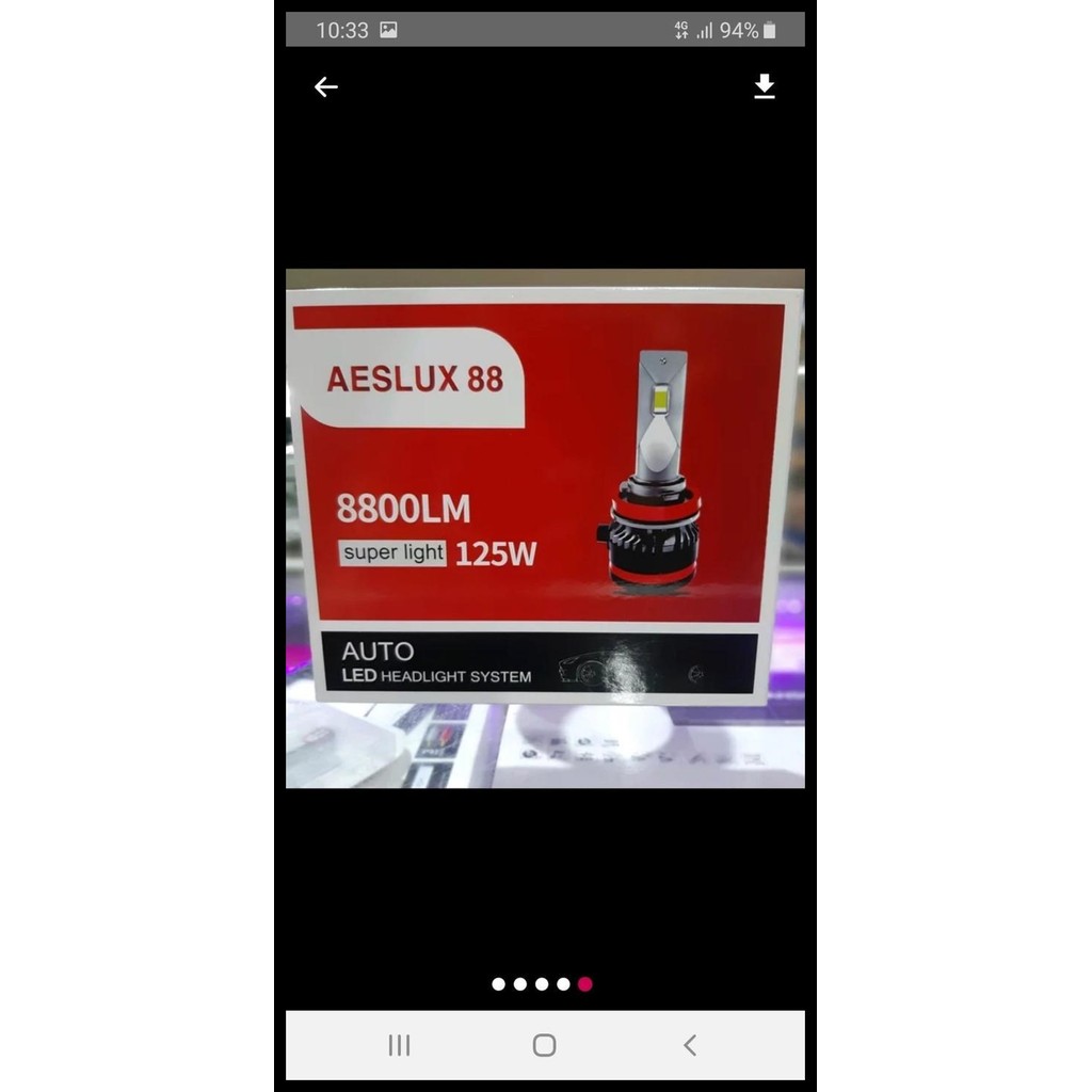 TERBARU LAMPU MOBIL LED AESLUX 88 HB3 CANBUS ORIGINAL 