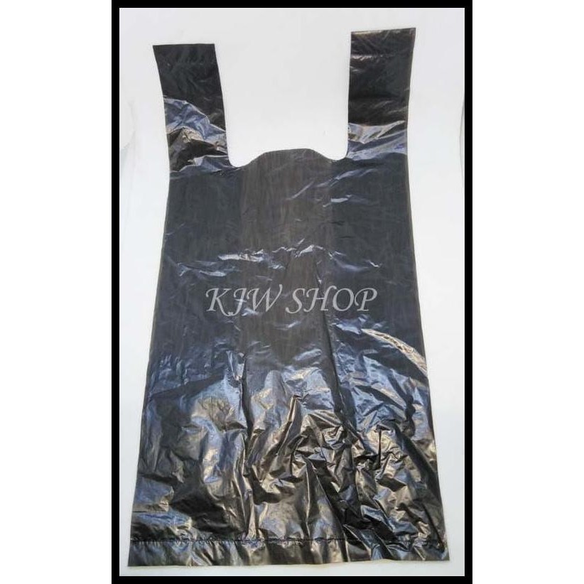 BEST DEAL KANTONG PLASTIK TAS KRESEK WARNA HITAM 15CM X 30CM UNTUK PAKING TIPIS UKURAN 15X30 PLASTIC