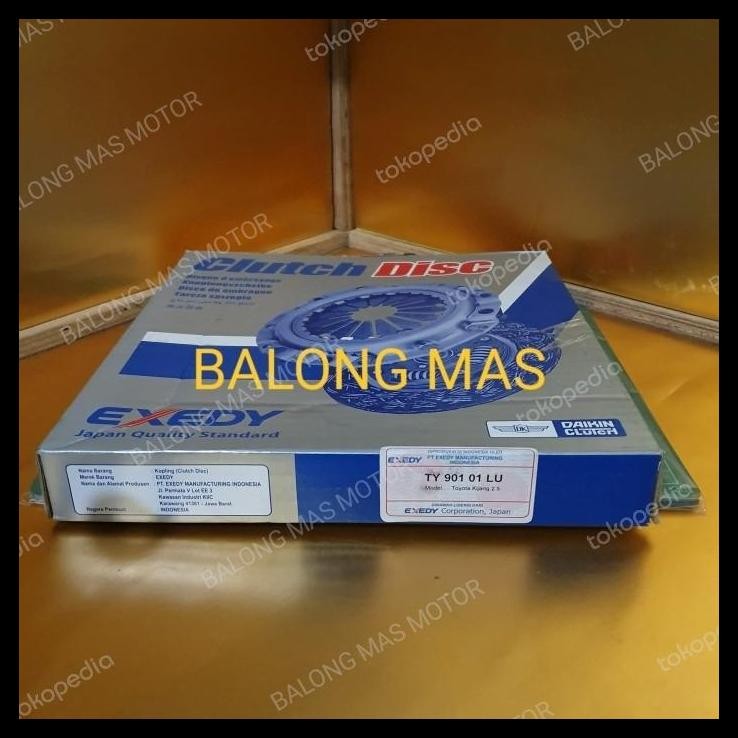 BEST DEAL KAMPAS KOPLING TOYOTA KIJANG KAPSUL DIESEL 2.5 EXEDY 