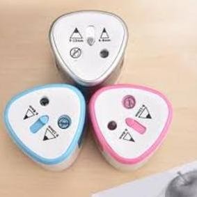 

rautan pensil otomatis / serutan pensil otomatis electrik 2 lubang L83