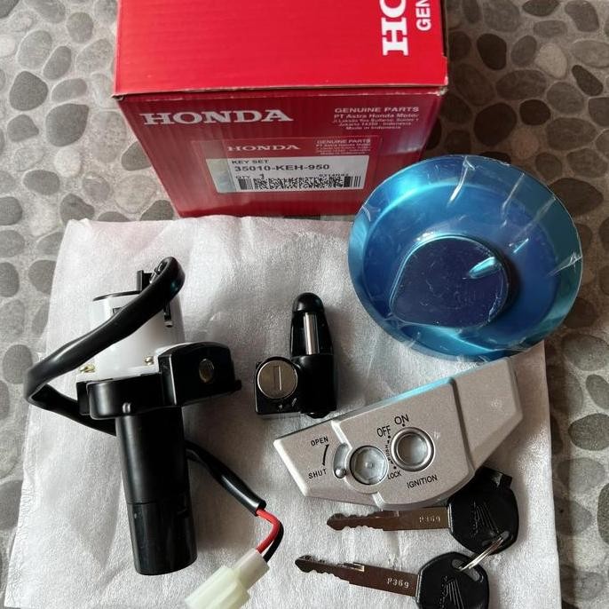 New Kunci Kontak Megapro Primus Hiu Lama Komplit Set Original Motor Honda