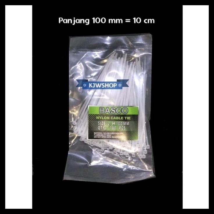 

GRATIS ONGKIR KABEL TIES PUTIH 10CM CABLE TIE 10 CM KABEL TIS 100MM TALI IKAT PUTIH PANJANG 100 MM KABEL PENGIKAT KANTUNG MAKANAN TALI IKAT KANTONG KRESEK KABEL TIES SEGEL KRESEK CABEL TIE SERBAGUNA 10 CM WARNA PUTIH PER PACK KABEL TIE WHITE KABEL TIES