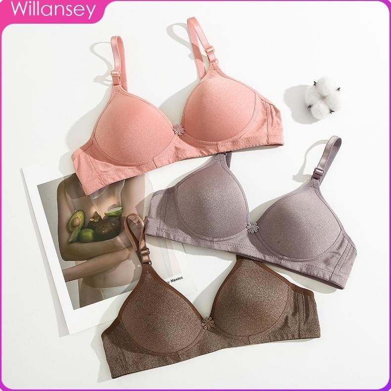 Bra BH Cup Tipis Super soft Tanpa Kawat Push up bra