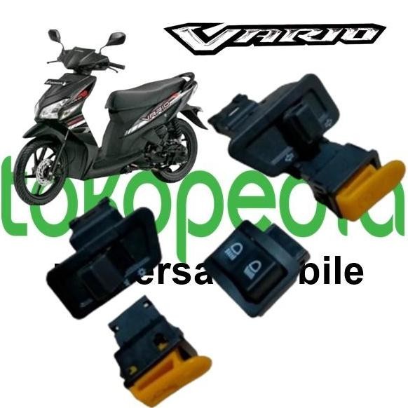 tersedia tombol saklar set vario 110 karbu cw komplit sein starter honda ori
