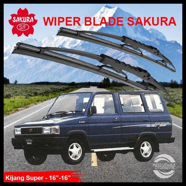 GRATIS ONGKIR WIPER KACA DEPAN KIJANG SUPER WIPER MOBIL SAKURA 