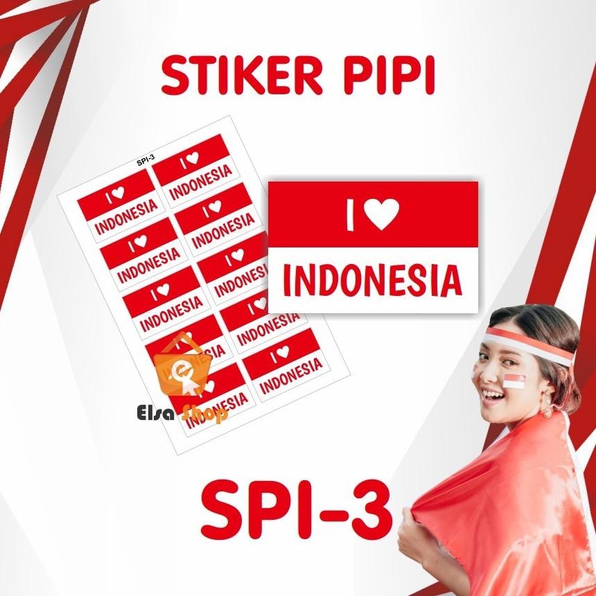 

Qv21 Stiker Pipi Bendera Indonesia - Sticker Pipi