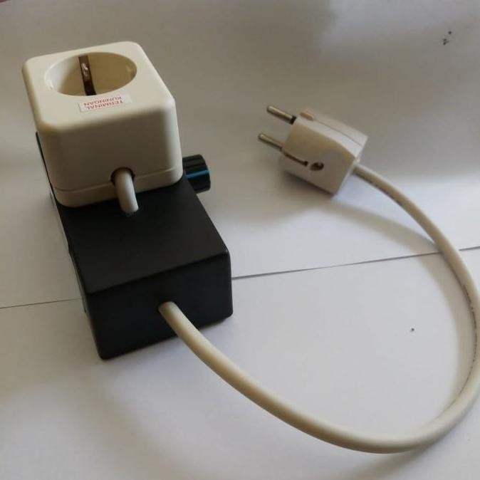 Dimmer Set Scr 2000 W Watt Lengkap Ada Colokan Dan Stop Kontak
