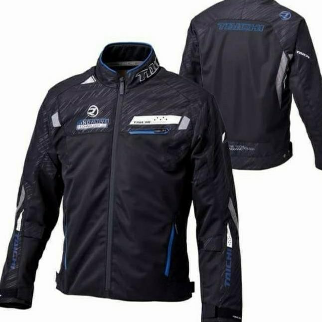 TERBARU - RS Taichi RSJ325 Racer Mesh Jacket - Black Blue
