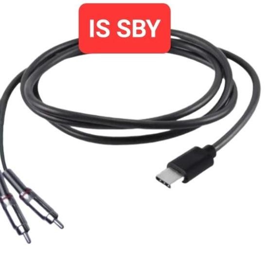 Kabel Audio Usb Type C To Dual Rca Male Diskon