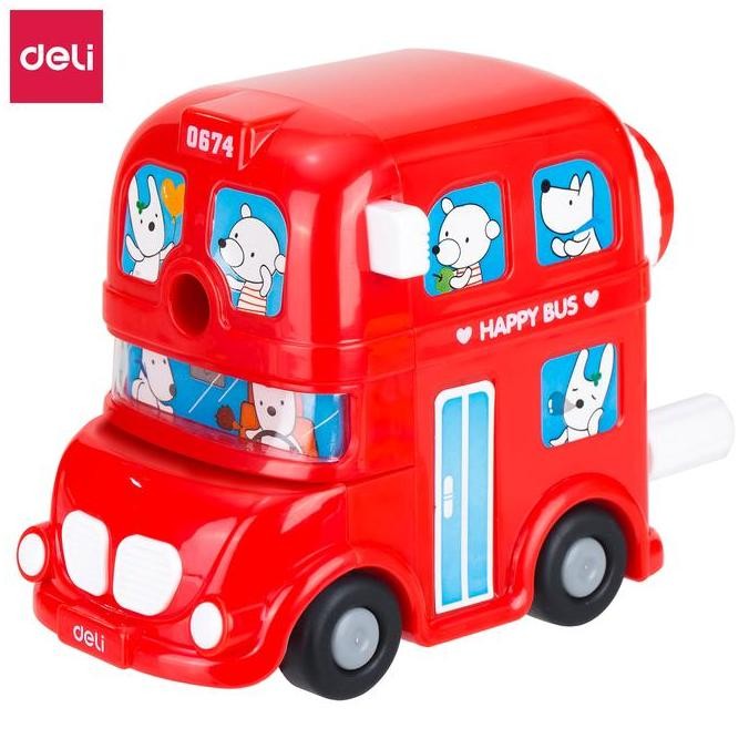 

Deli E0674 Rautan Meja-Bus Rotary Pencil Sharp NS