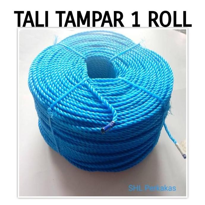 

Terlaris 1 Roll Tali Tampar 4 5 6 7 8 10 12 Mm Tali Ikat Tali Tambang Plastik Ready Stok