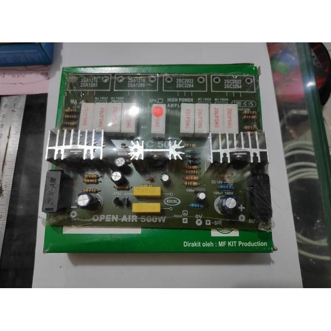 Kit Power Amplifier Stereo 500Watt Open Air - Tanpa Transistor HIGH QUALITY