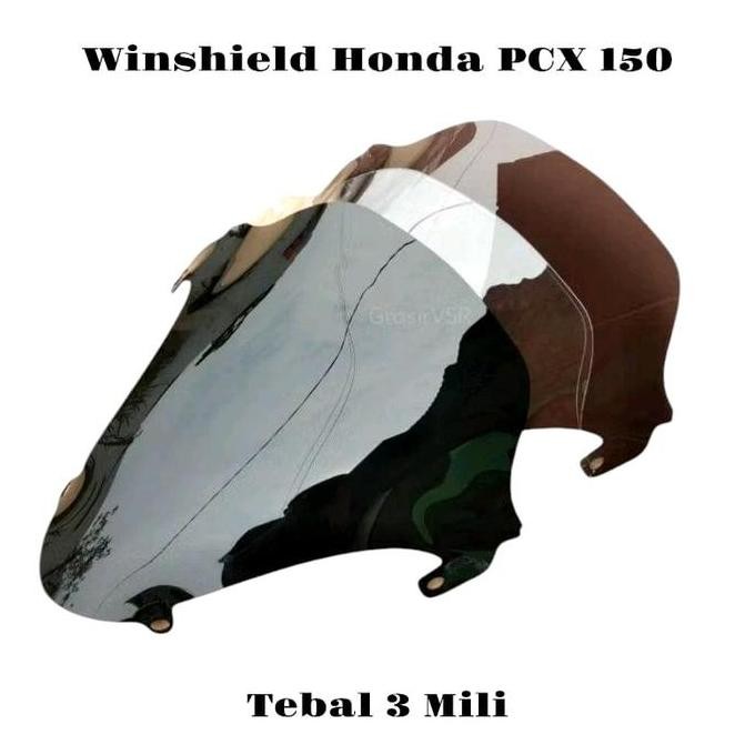 Visor Windshield Pcx 150 Lokal 2018 Model Standar Aksesoris Honda Pcx Original