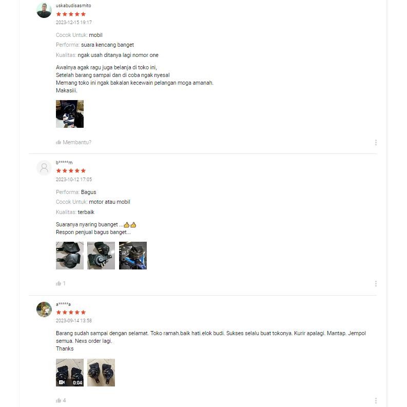 Quality Klakson Keong Klakson Motor Mobil Densoo Waterproof 12Volt Klakson Sepeda Motor - Klakson Ke