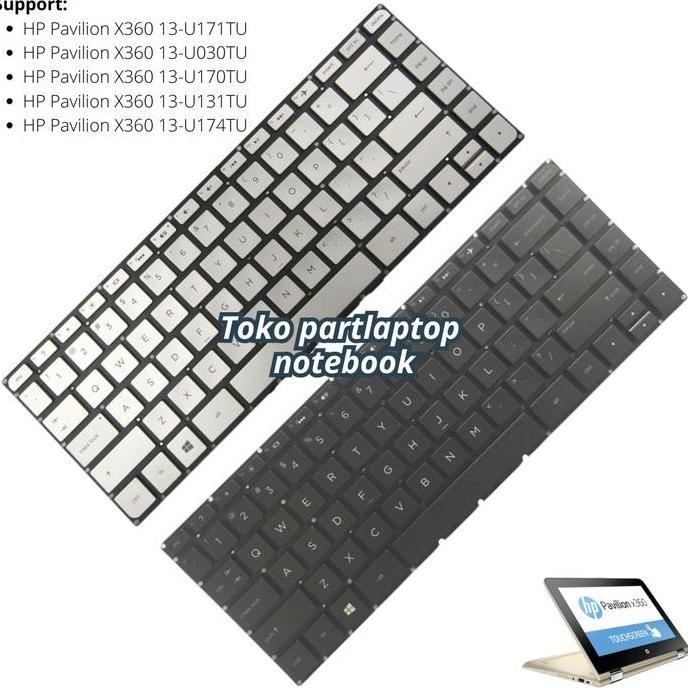 Promo Keyboard Hp Pavilion X360 13-U032Tu - Keyboard Laptop Touchscreen Convertible