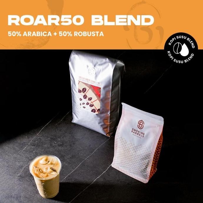 

READY ROAR 50 BLEND SB CRAFT COFFEE - BIJI KOPI DARK ROAST ES KOPI SUSU