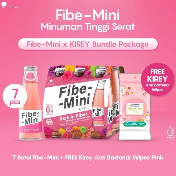 

fibe mini x kirey - paket kolaborasi special minuman serat dan kecantikan berkualitas