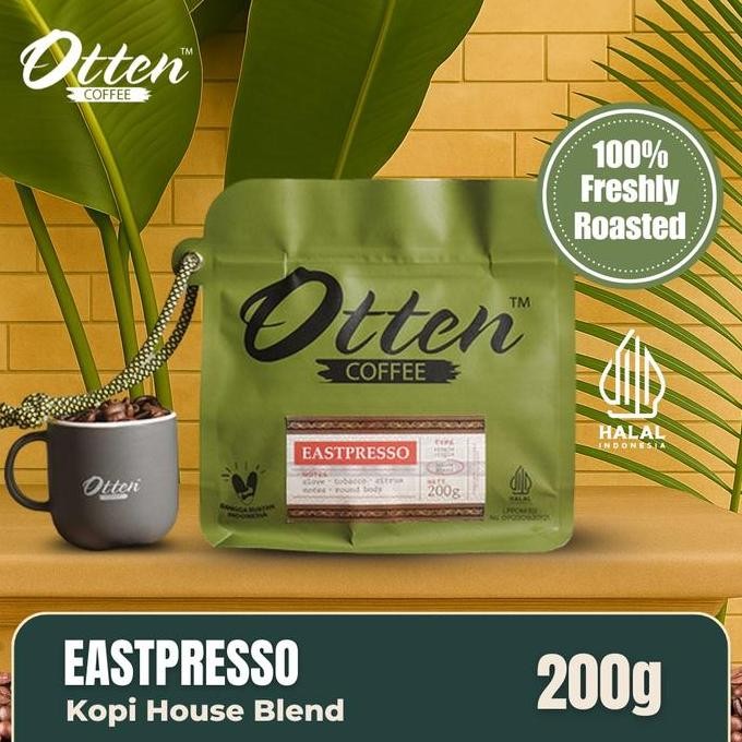 

READY EASTPRESSO HOUSE BLEND COFFEE 200GR | BIJI & BUBUK KOPI KOMERSIAL OTTEN