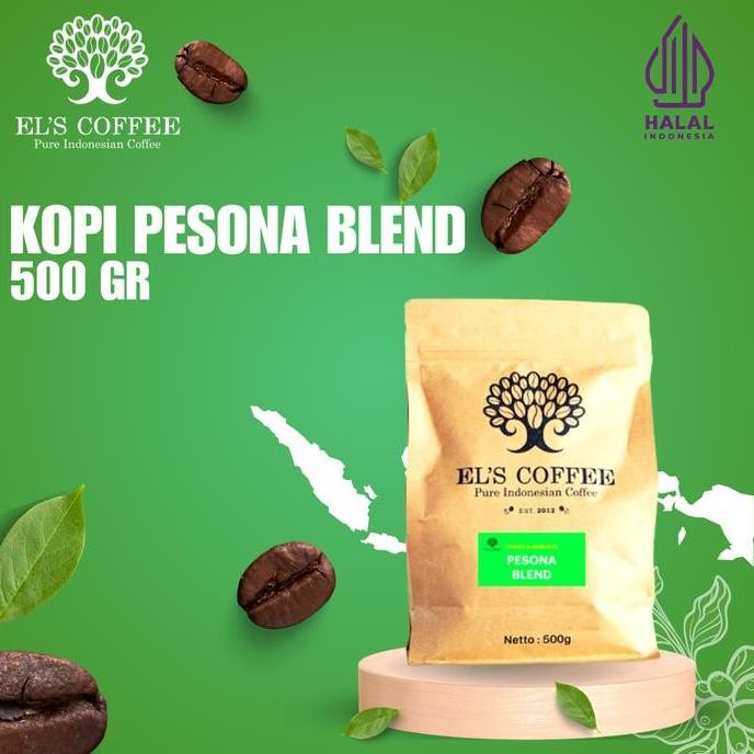 

READY KOPI BLEND ARABICA ROBUSTA ELS PESONA 500GR | COFFEE BEANS ROASTED
