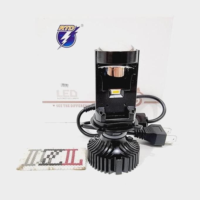 lampu utama led projector mini h4 rtd m01h projie ganti m01b mobil motor berkualitas