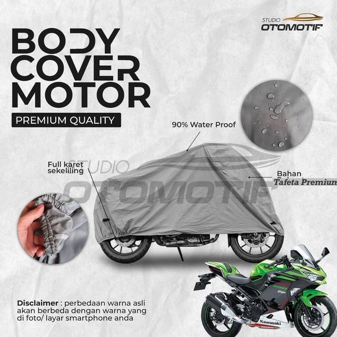 sarung motor ninja 250 fi cover body pelindung anti air uv premium terlaris
