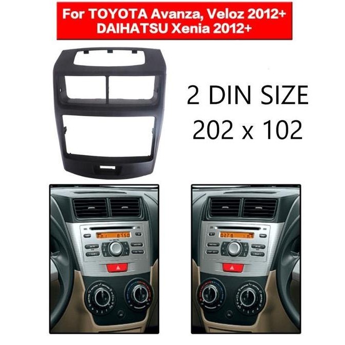 Sale Frame Panel Head Unit 7 Inch Toyota Avanza Xenia 2012 Android