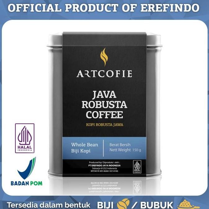 

READY KOPI JAVA ROBUSTA ARTCOFIE 150GR | TIN BOX BIJI/BUBUK PREMIUM