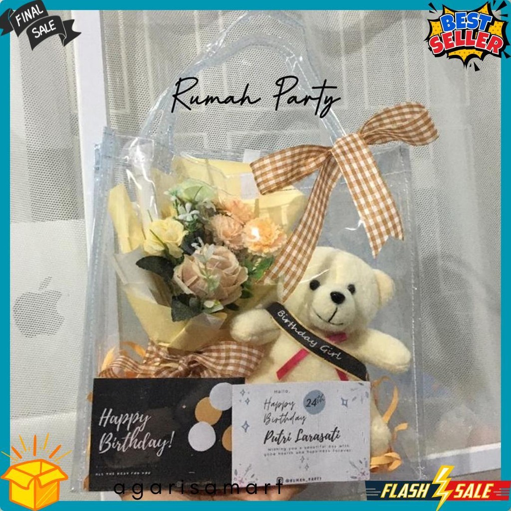 

Hampers Wisuda Totebag / Kado Wisuda / Hadiah Sidang Diskon Setengah Harga