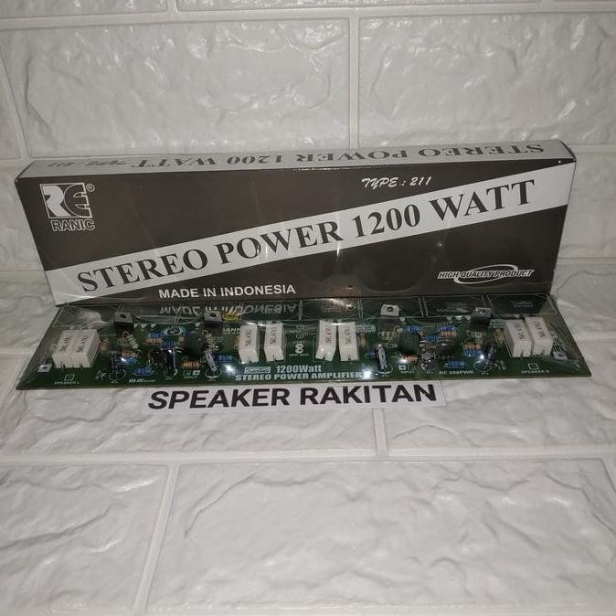 Kit Driver power amplifier stereo 1200watt FORSALE
