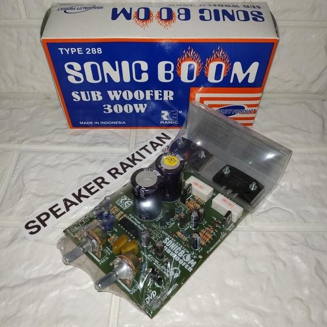 Kit Amplifier Subwoofer 300Watt SONIC BOOM 288 BEST SELLER