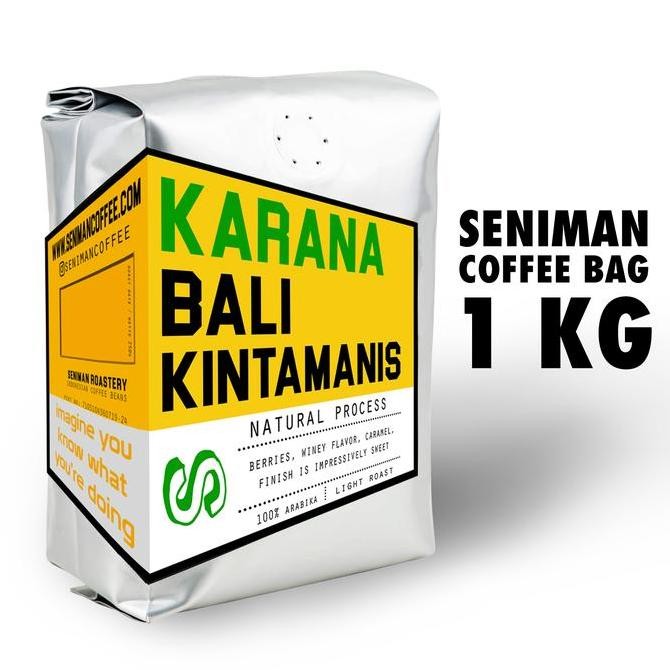 

READY BIJI KOPI BALI KARANA KINTAMANI 1KG | SENIMAN COFFEE BEANS ROASTED PREMIUM