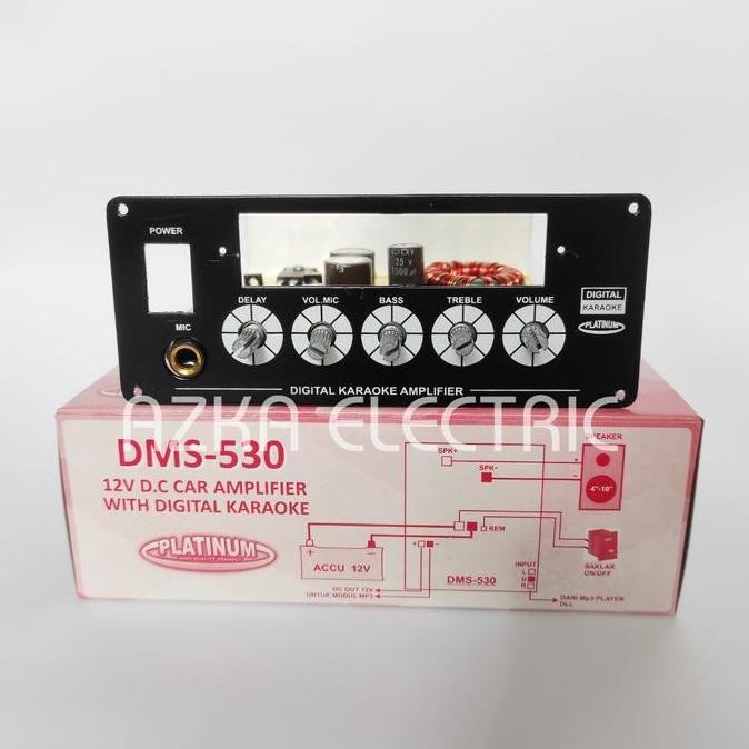 Kit Power Amplifier Speaker Aktif 12V DC DMS 530 HARGA KHUSUS