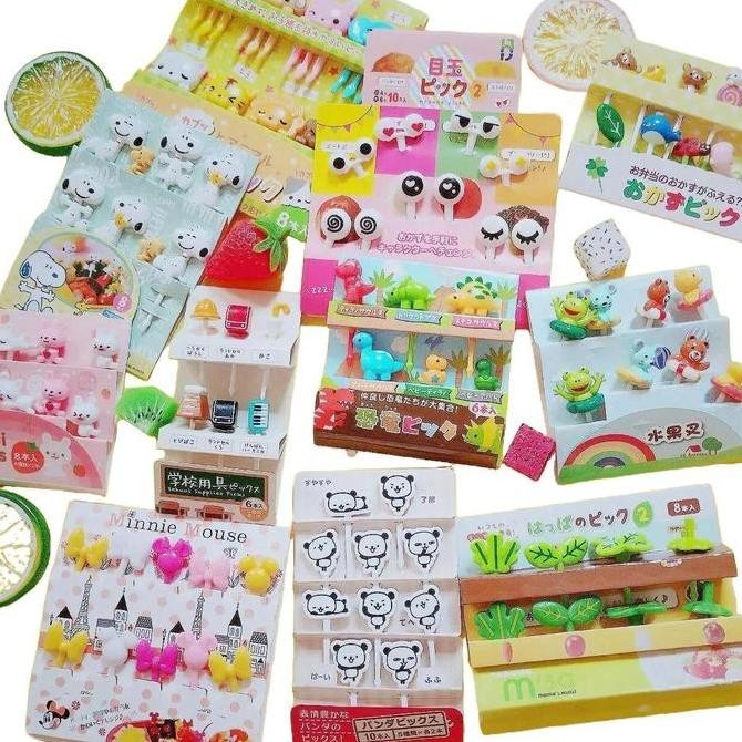 Food Pick Tusukan Bento Anak Bekal Karakter