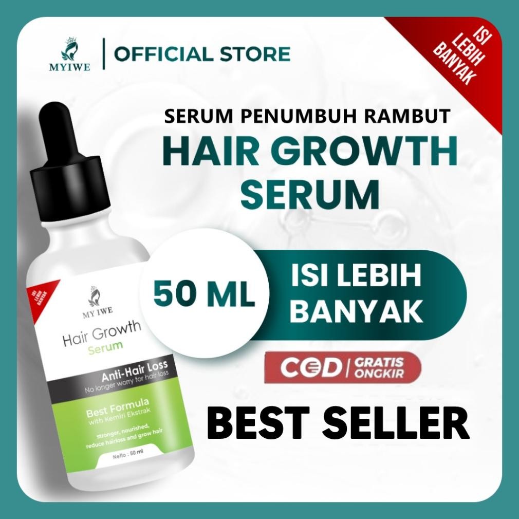 Trendy My iwe Hair Growth Serum Penumbuh Rambut Botak dan Cegah Rontok .,