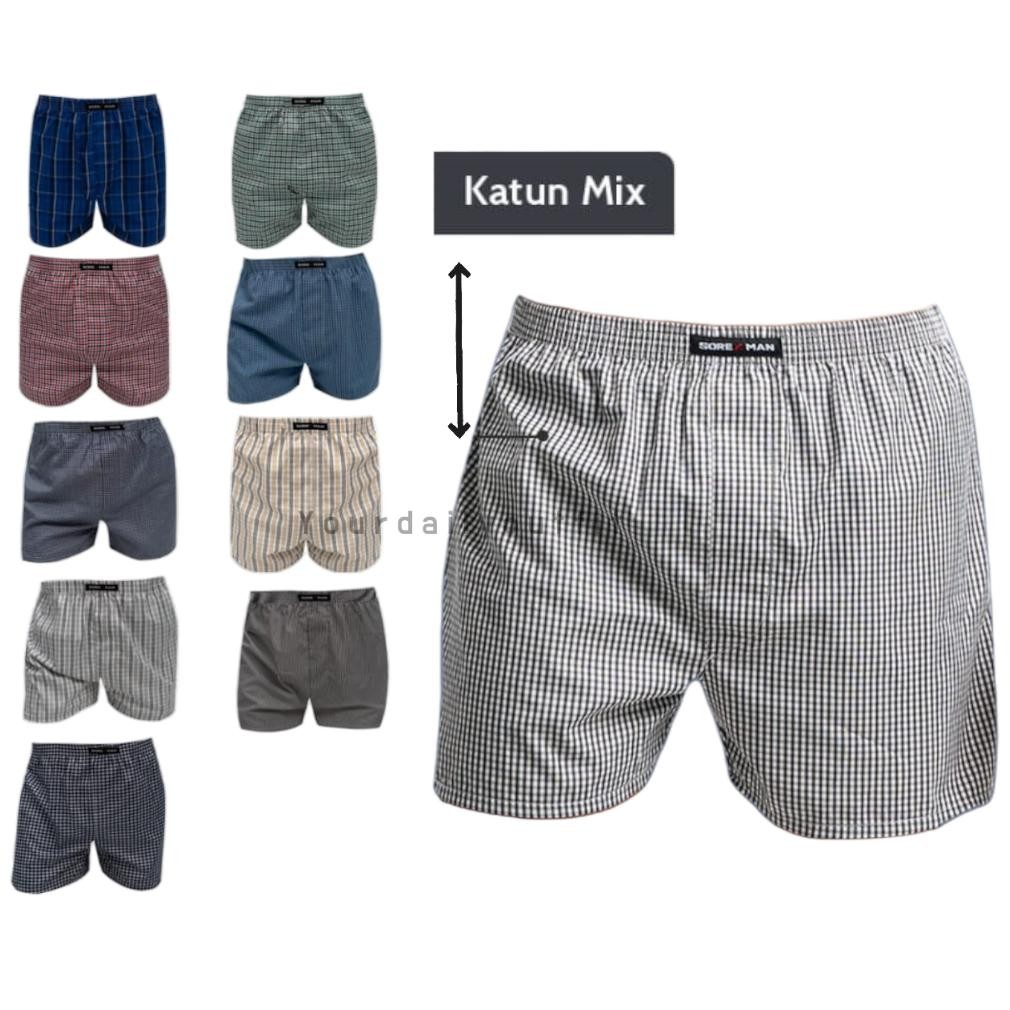 Berkualitas Sorex Celana Pendek Boxer Pria / Celana Dalam Boxer Pria / Boxer Pria Sorex Katun Berkua