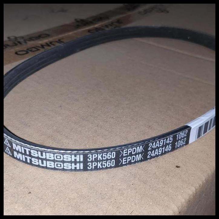 DISKON MITSUBOSHI FAN BELT 3PK560 EPDM TALI KIPAS FANBELT 3PK 560 CLASSY 