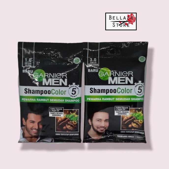 New Collection - Garnier Men Shampoo Color / Pewarna Rambut Semudah Shampoo