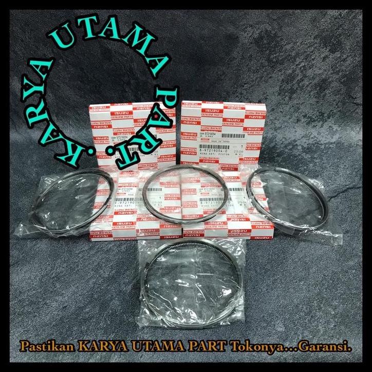 TERMURAH RING PISTON/RING SEHER 1 SET 1 MOBIL ISUZU NKR71/4HG1 8-97219054-0 