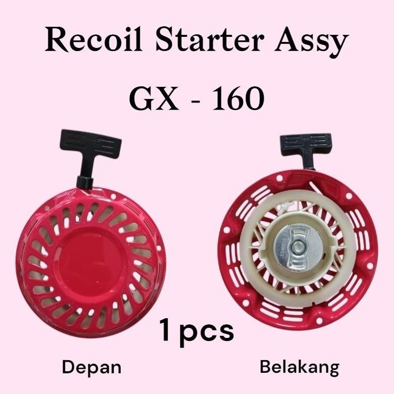 Recoil Starter Assy Gx-160 - Recoil Starter Tarikan Engine Gx-160 Mesin Bensin
