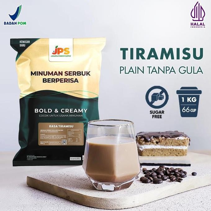 

Original Bubuk Minuman Tiramisu Tanpa Gula - JPS Tiramisu Powder 200gr