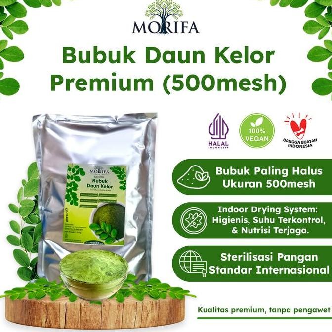 

Original Bubuk Daun Kelor 1kg Moringa Powder Organik Halus Kualitas Ekspor