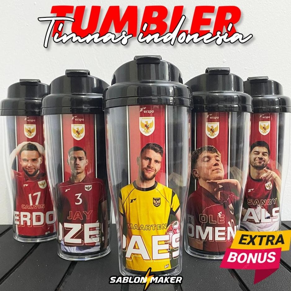 Tumbler Timnas Botol Minum Timnas Indonesia Tersedia Semua Pemain Timnas Indonesia Viral