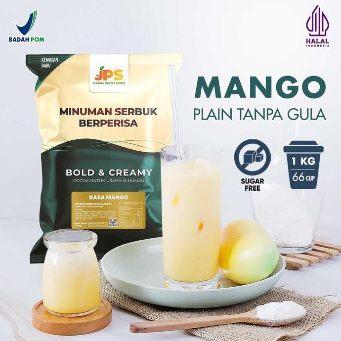 

Original JPS Bubuk Minuman Mangga Tanpa Gula - Mango Plain Powder 500gr