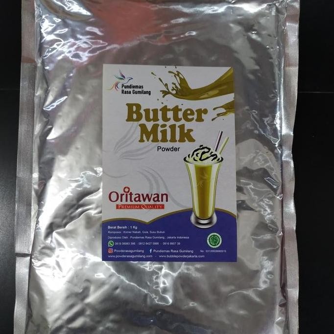 

Original Buttermilk Powder 100% Murni - Bubuk Susu Mentega untuk Baking & Kue