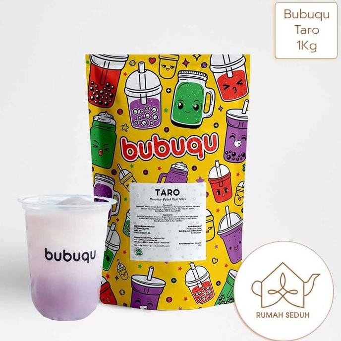 

Original Bubuqu Taro Drink Powder 1Kg - Minuman Bubuk Rasa Talas Ubi Ungu