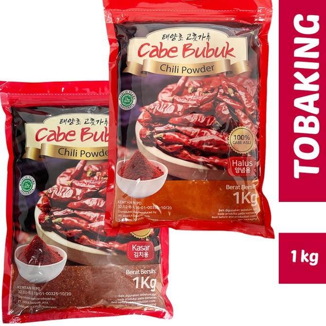 

Original Bubuk Cabe Gochugaru Korea 1kg - Korean Red Pepper Powder Halus & Kasar Halal